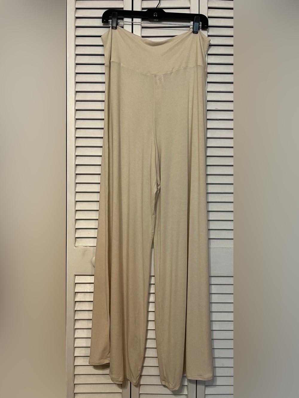 NWT Victoria’s Secret Luxe Cashmere Wide Leg Lounge Pants Sz XL Long MSRP $99.95